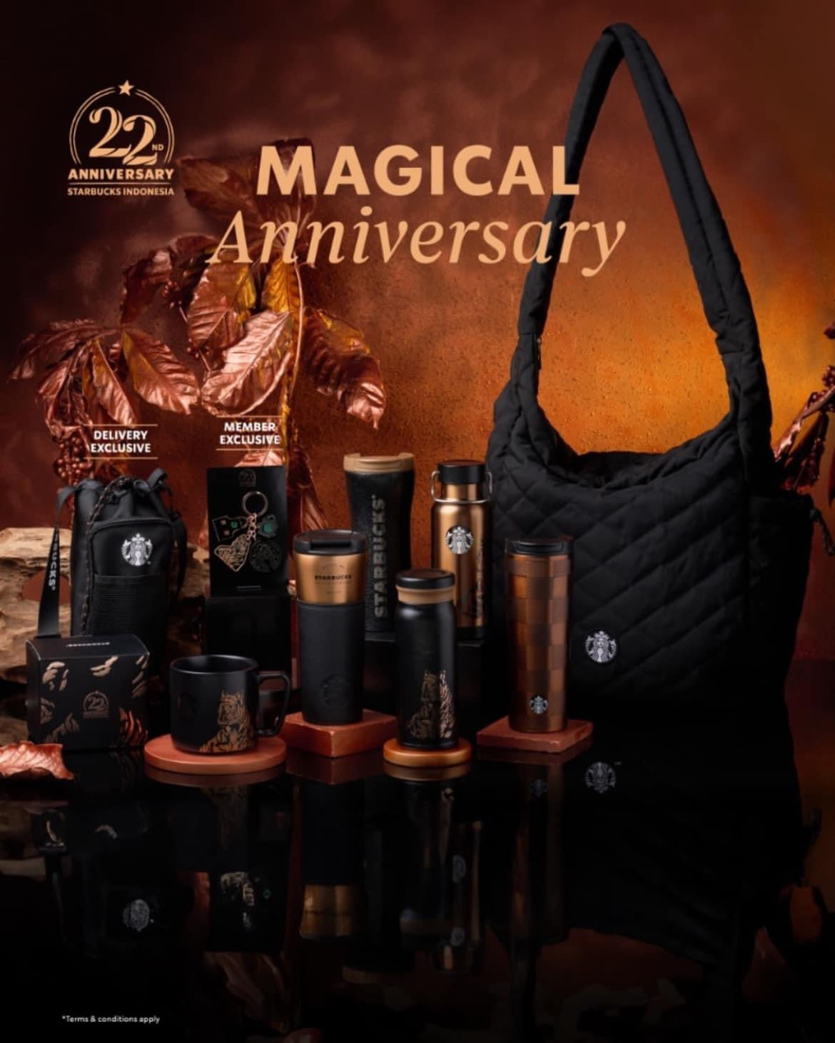 Termo acero negro con dorado aniversario 22 Malasia