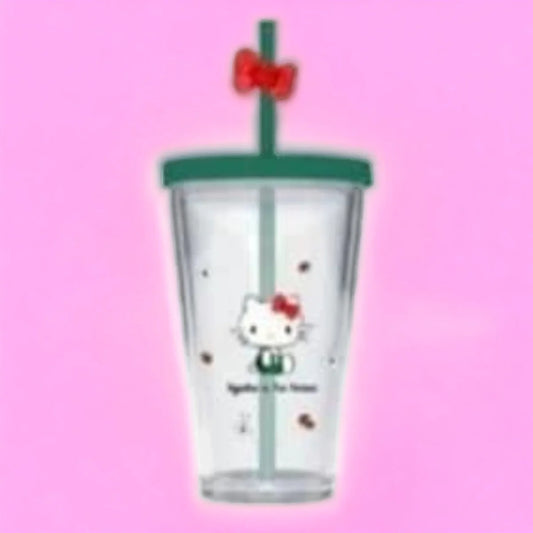 Vaso Acrílico Starbucks Hello Kitty 2024, 16oz: Encanto y Comodidad para Tu Café Matutino