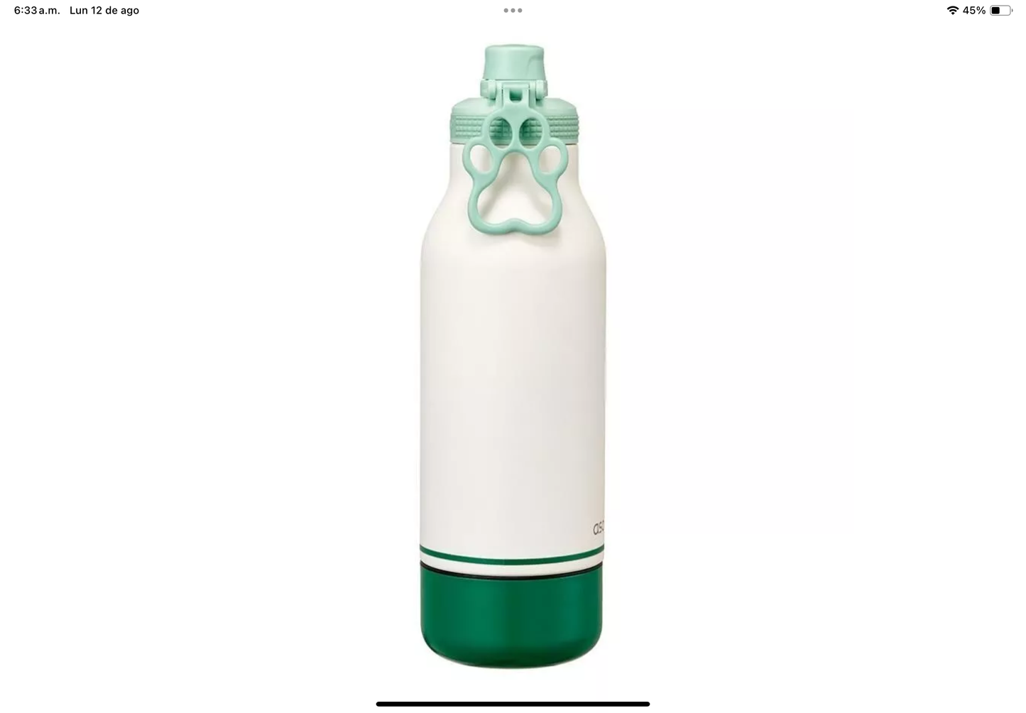 Starbucks Korea Buddy 2024 co-brand Termo acero inoxidable verde con blanco 1000ml