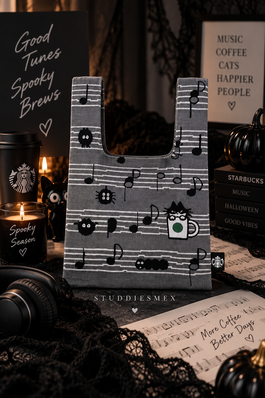 Starbucks Taiwán Halloween 2026 | Bolsa de Mano Gato Negro