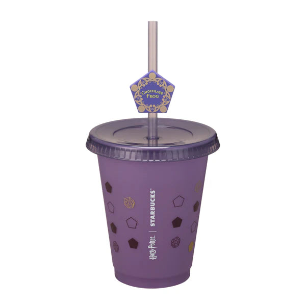 Vaso reusable  Mágico Harry Potter que Cambia de Color con Frío + Popote Reutilizable