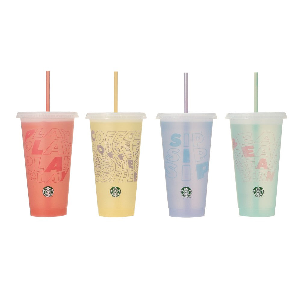 Reusable al azar cambia de Color Venti Starbucks Primavera Japon 2025
