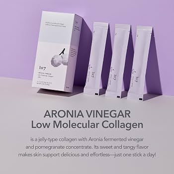 107 collagen aronia vinegar low molecular collagen jelly stick