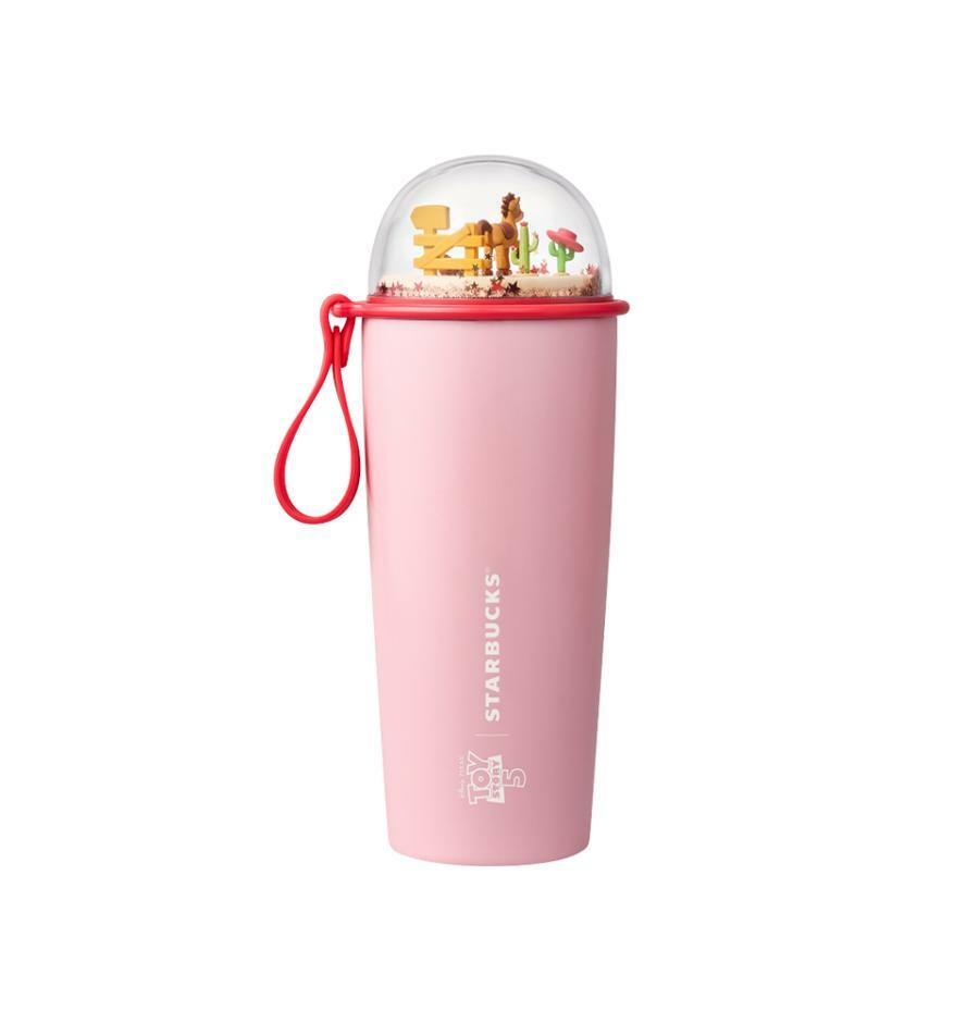 Termo de Acero Inoxidable Rosa  Domo con Tiro al Blanco 473ml  Starbucks Toy Story Corea 2026
