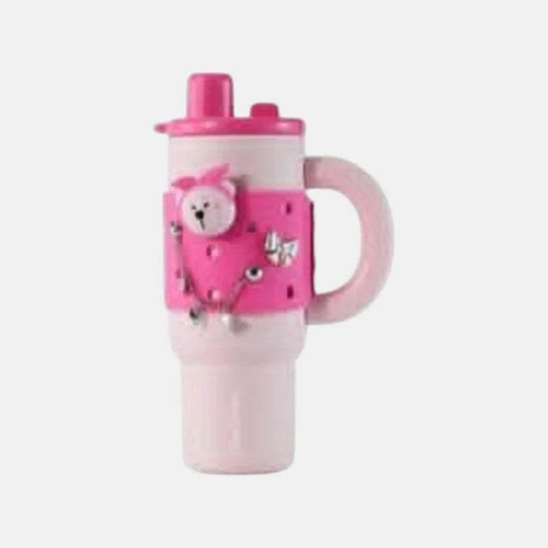 Termo de acero inoxidable con doble boquilla Starbucks Shanghai 2026 New Character Series Hanging Cup Cover 1170ml