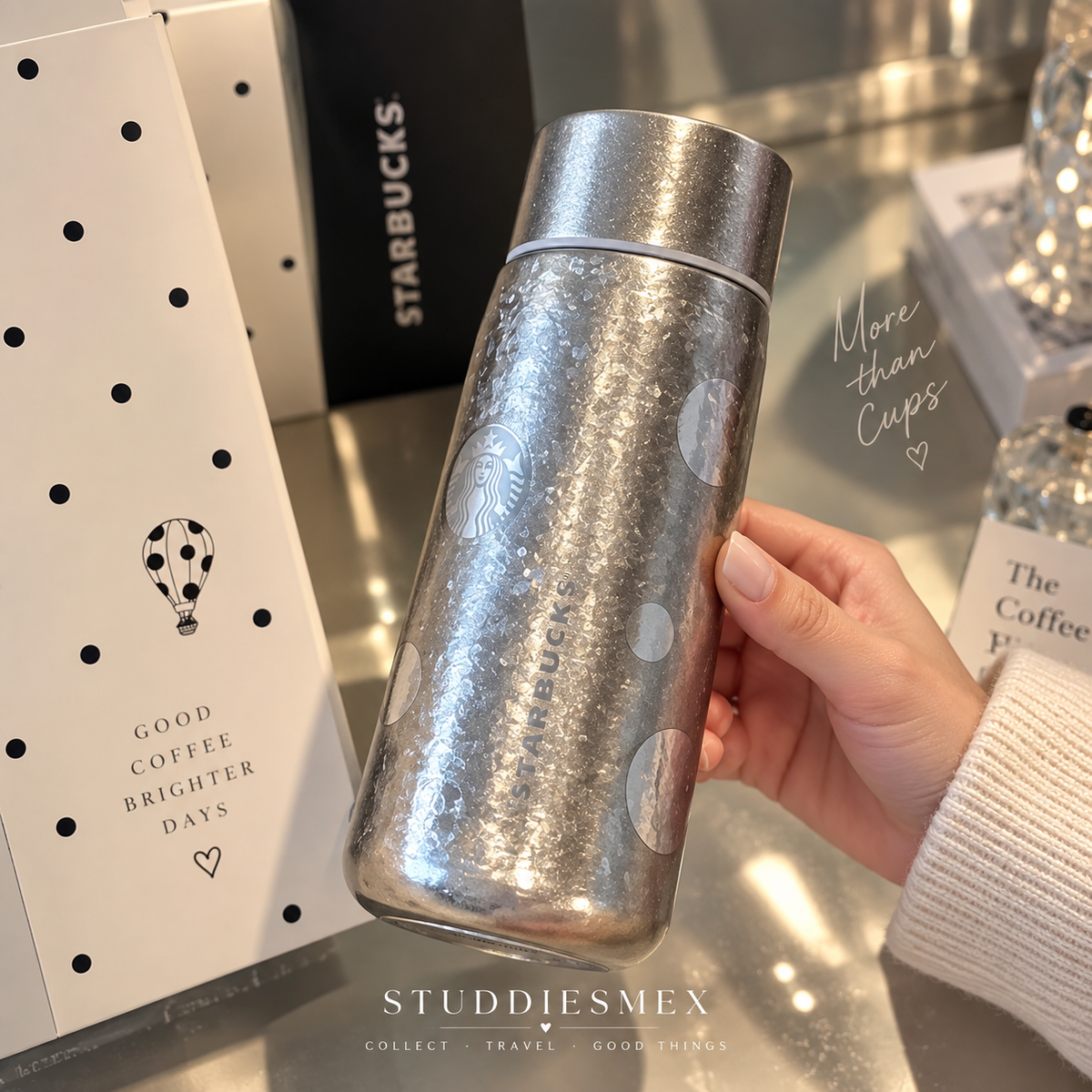 Starbucks China Polka Dot 2026 · Titanium Cup 11 oz