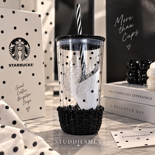 Starbucks China Polka Dot 2026 · Glass Cup 18 oz