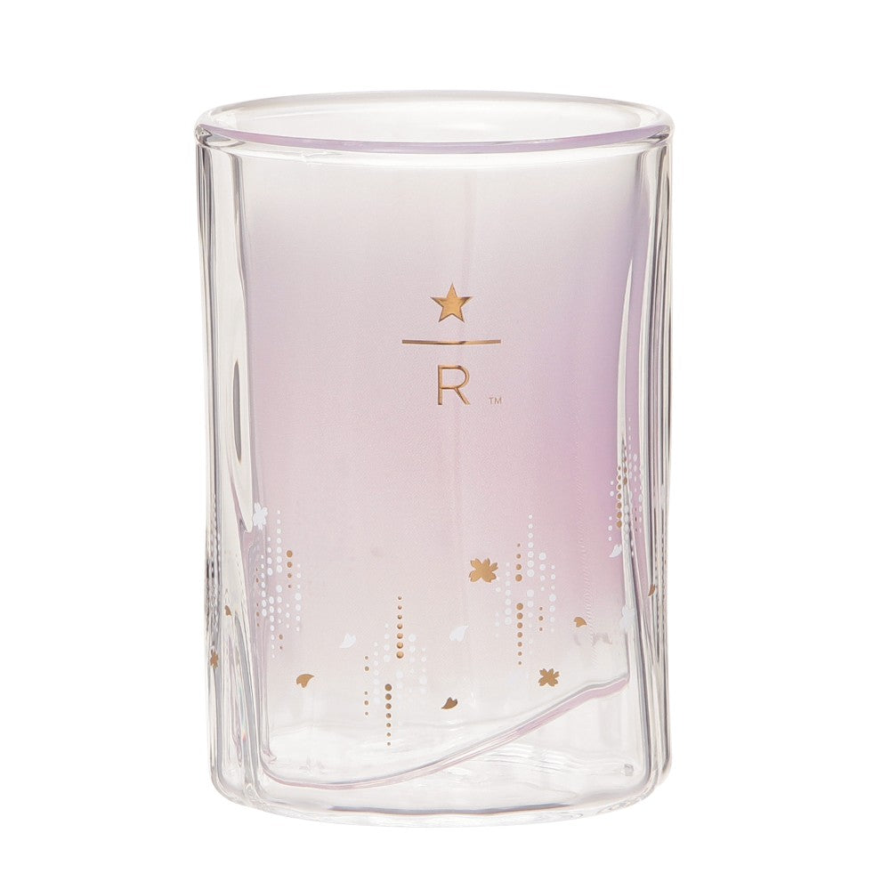 Vaso Pétalo de vidrio de doble pared Starbucks Reserve® Sakura 2026 296ml Japón