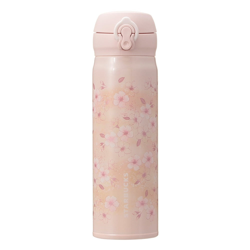 botella de acero inoxidable Rosa beige Starbucks Japon SAKURA2026 500ml