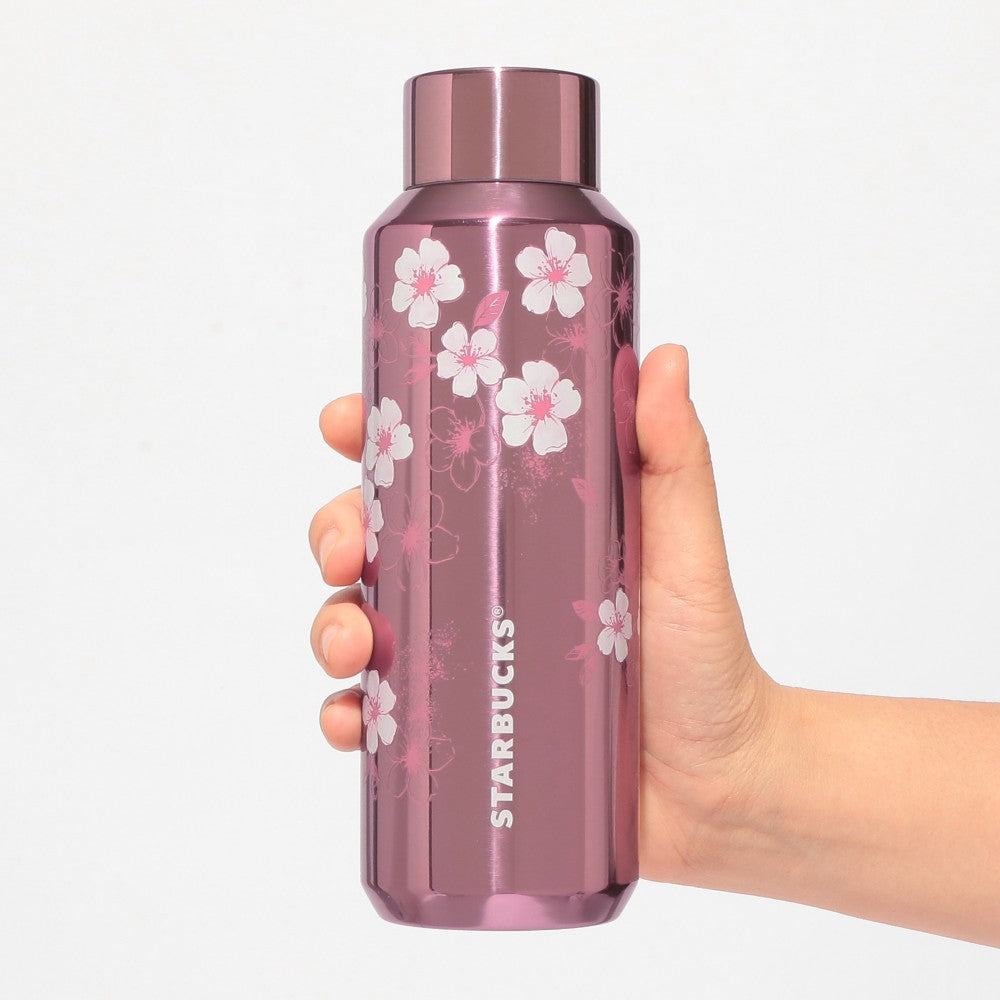 Botella de acero inoxidable metálico pink 473ml Starbucks Japón SAKURA 2026