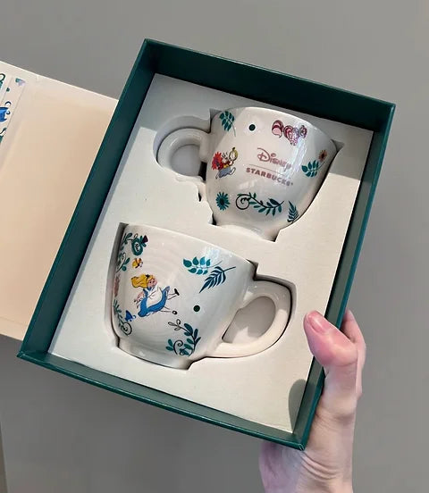 Disney x Starbucks China Alice in Wonderland Set Tazas Té