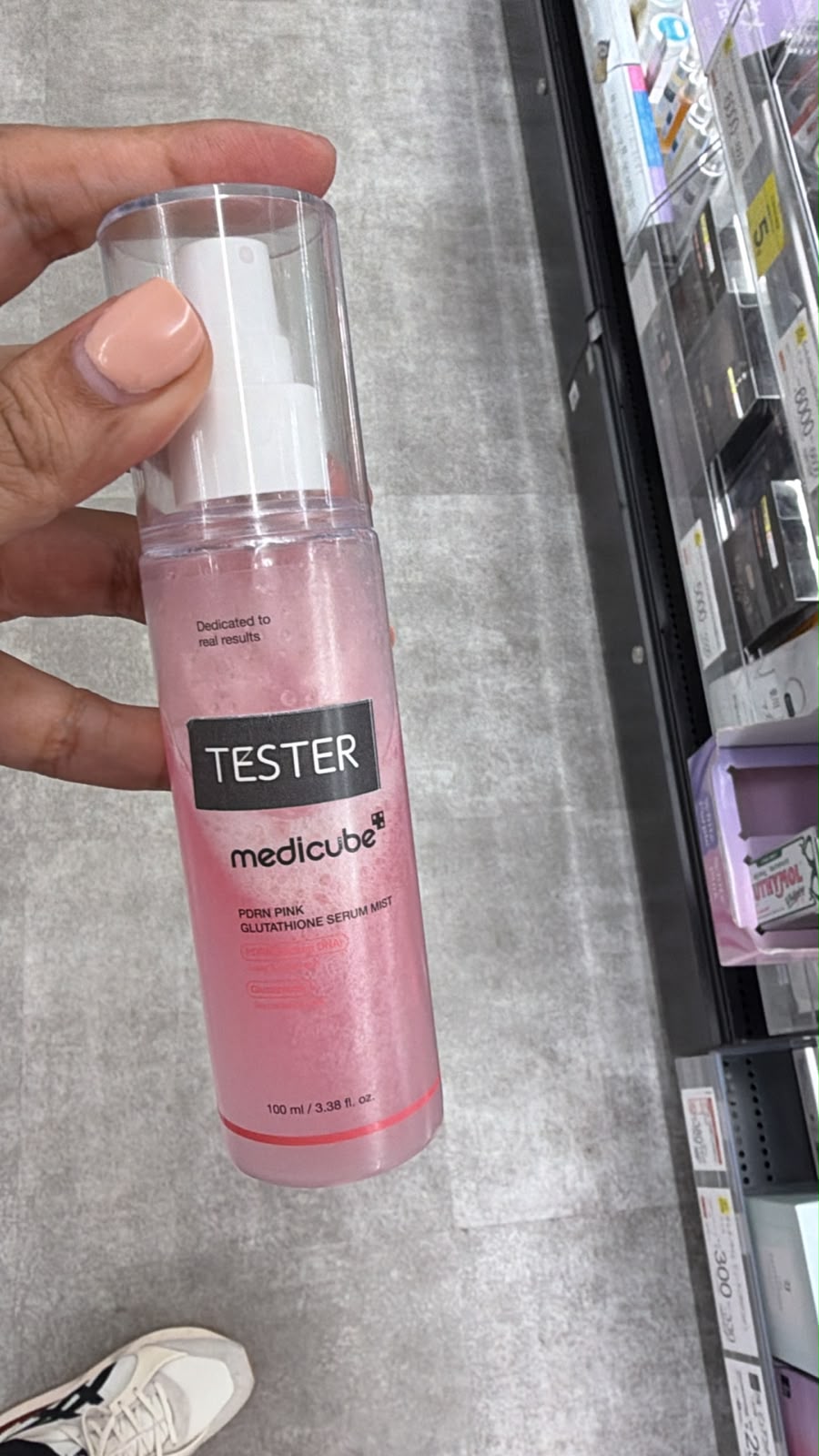 PDRN pink glutathione serum mist