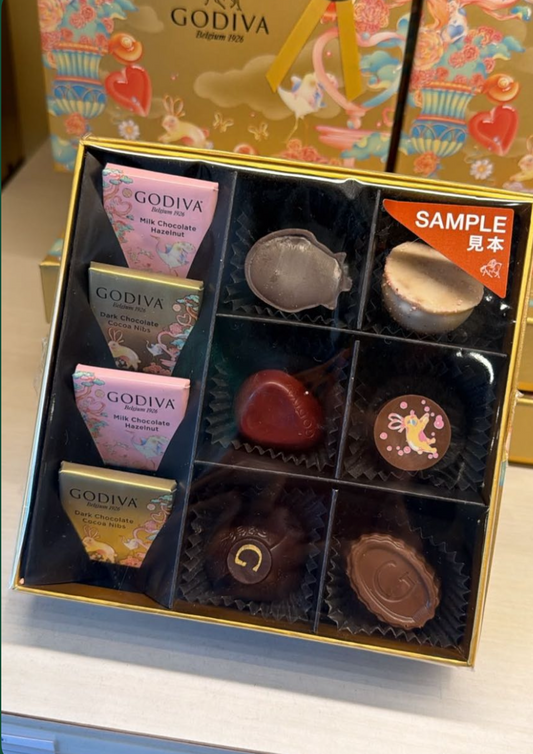 Chocolates Godiva 9 piezas