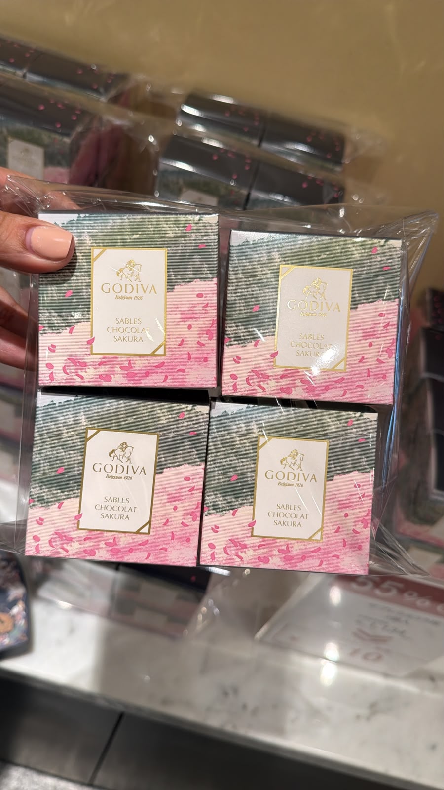 Sables chocolat Sakura Godiva