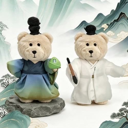 Starbucks 2026 China zongzi Han Chinese Clothing mini bear toy