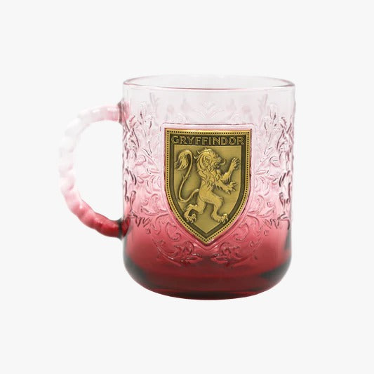 House Mascot Hogwarts taza de vidrio