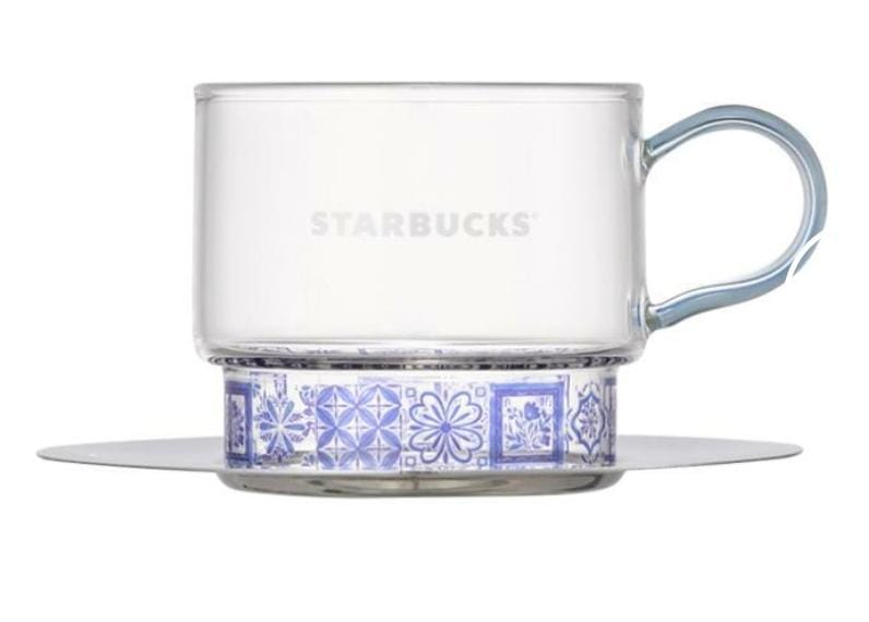 Taza de cristal y platillo de acero inoxidable para el verano, 237 ml.
Starbucks Corea Summer 2026