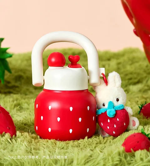 Termo con boquilla doble de Acero Inoxidable con Bunny and Strawberry Charm Berry Good Time
650ml