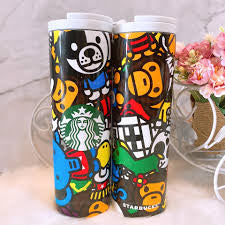 Tumbler/Botella MILO de edición limitada Starbucks Hong Kong x A BATHING APE 16oz