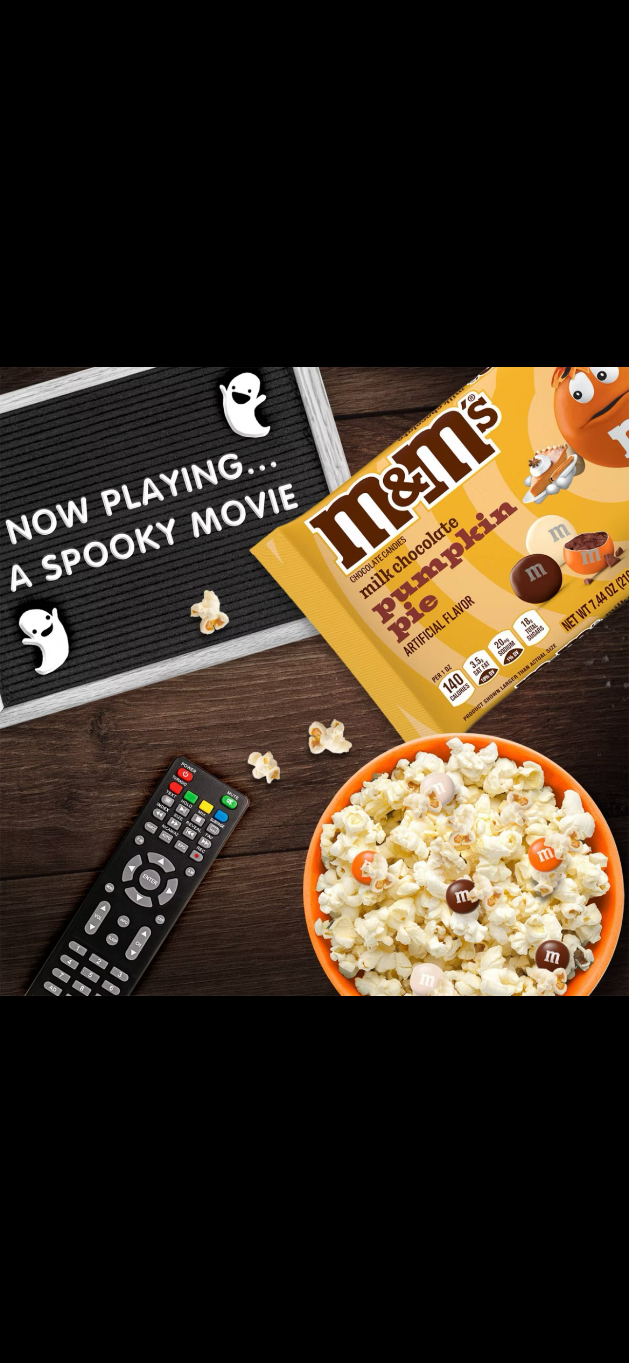 M&M's Halloween Milk Chocolate Pumpkin Pie Candy - 7.44oz