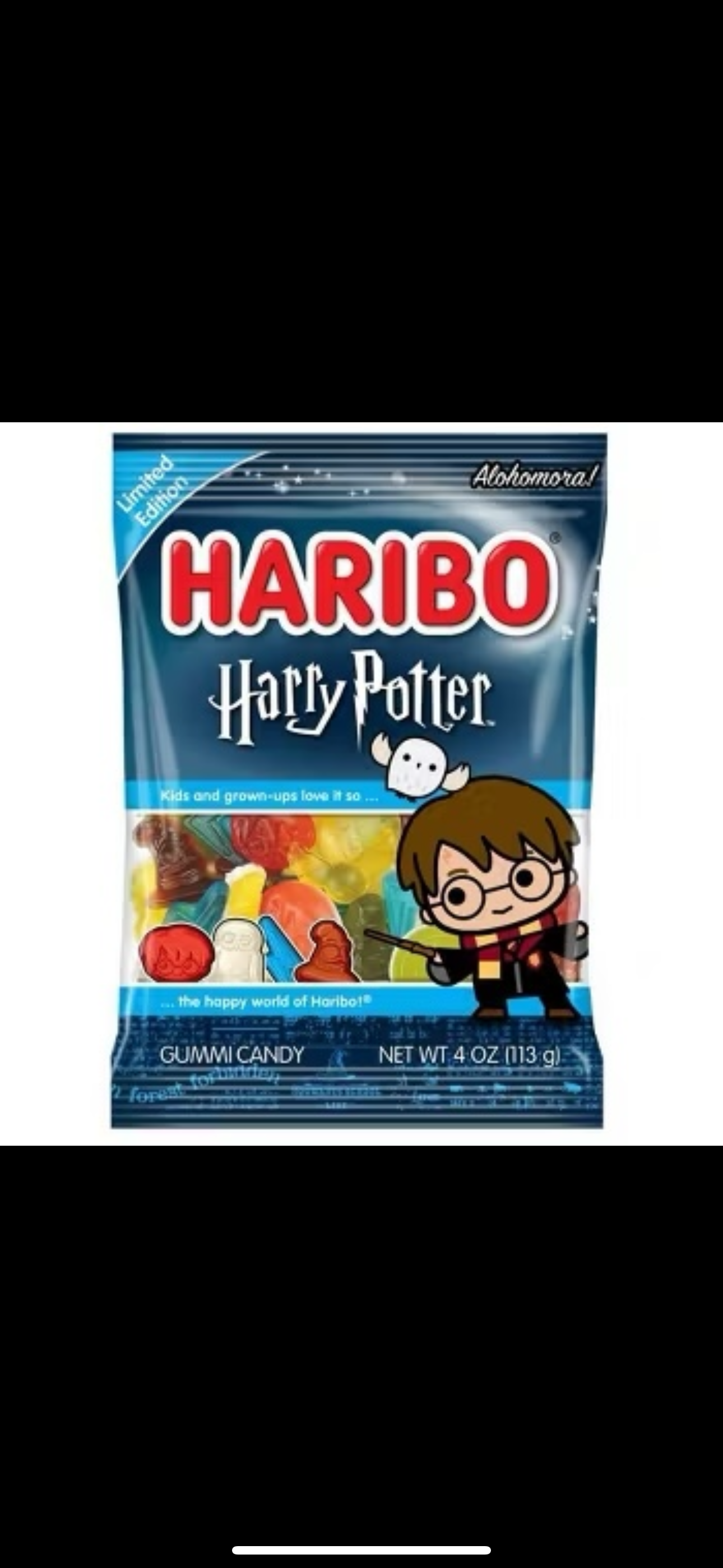 HARIBO Harry Potter Halloween Chewy Gummy Candy - 4oz US Goods