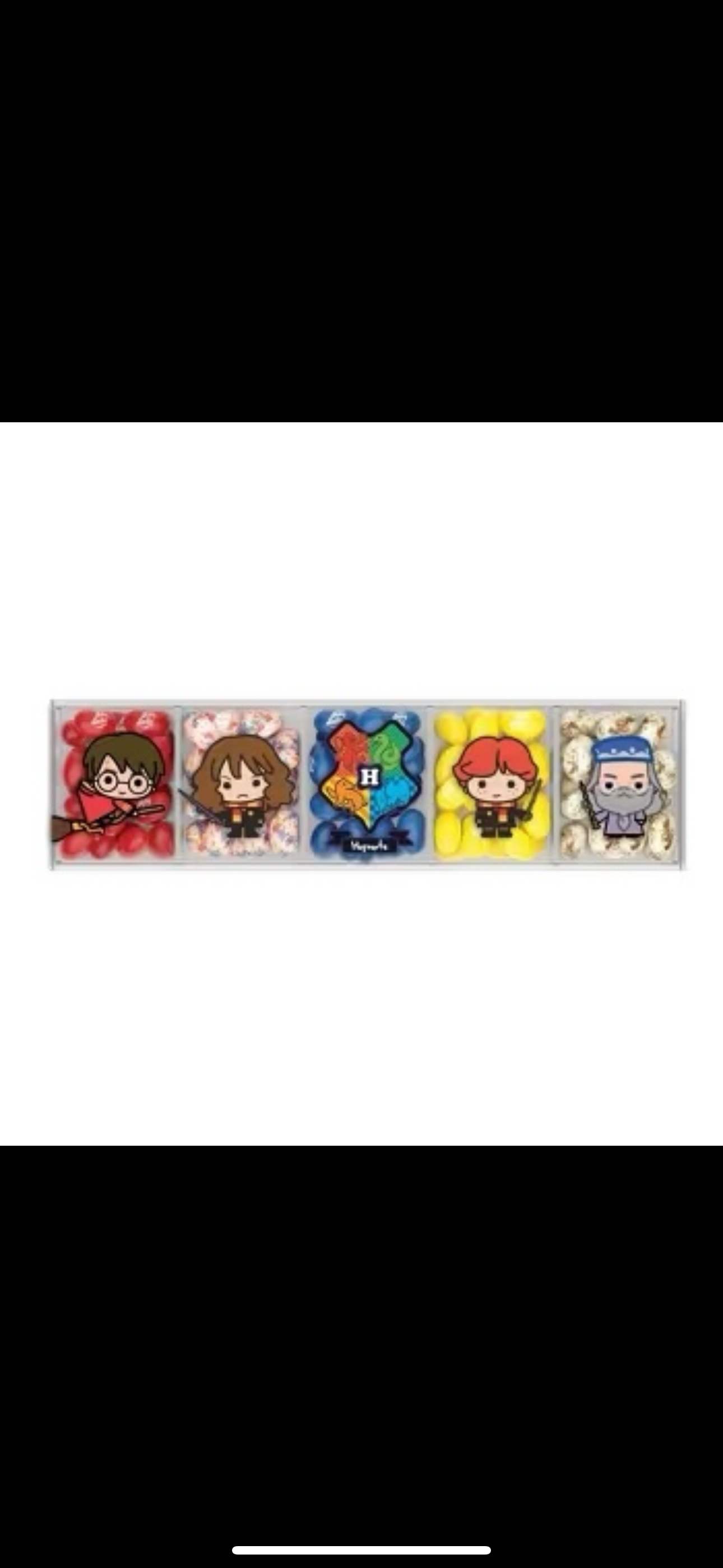 Jelly Belly Harry Potter Halloween 5 Flavor Clear Box Candy - 4oz US Goods