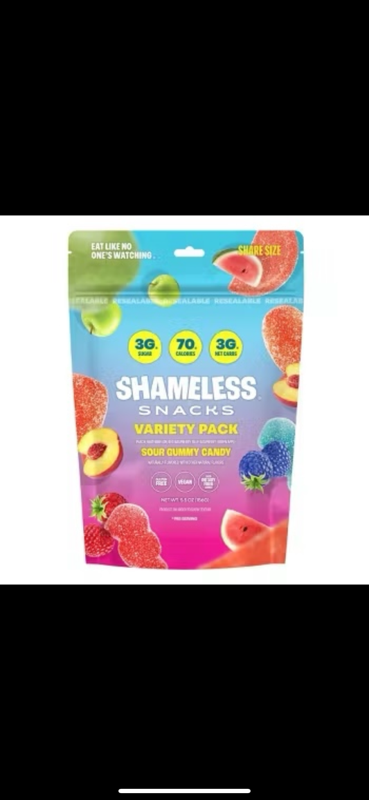 Shameless Snacks Variety Pack Candy - 5.5oz US Goods