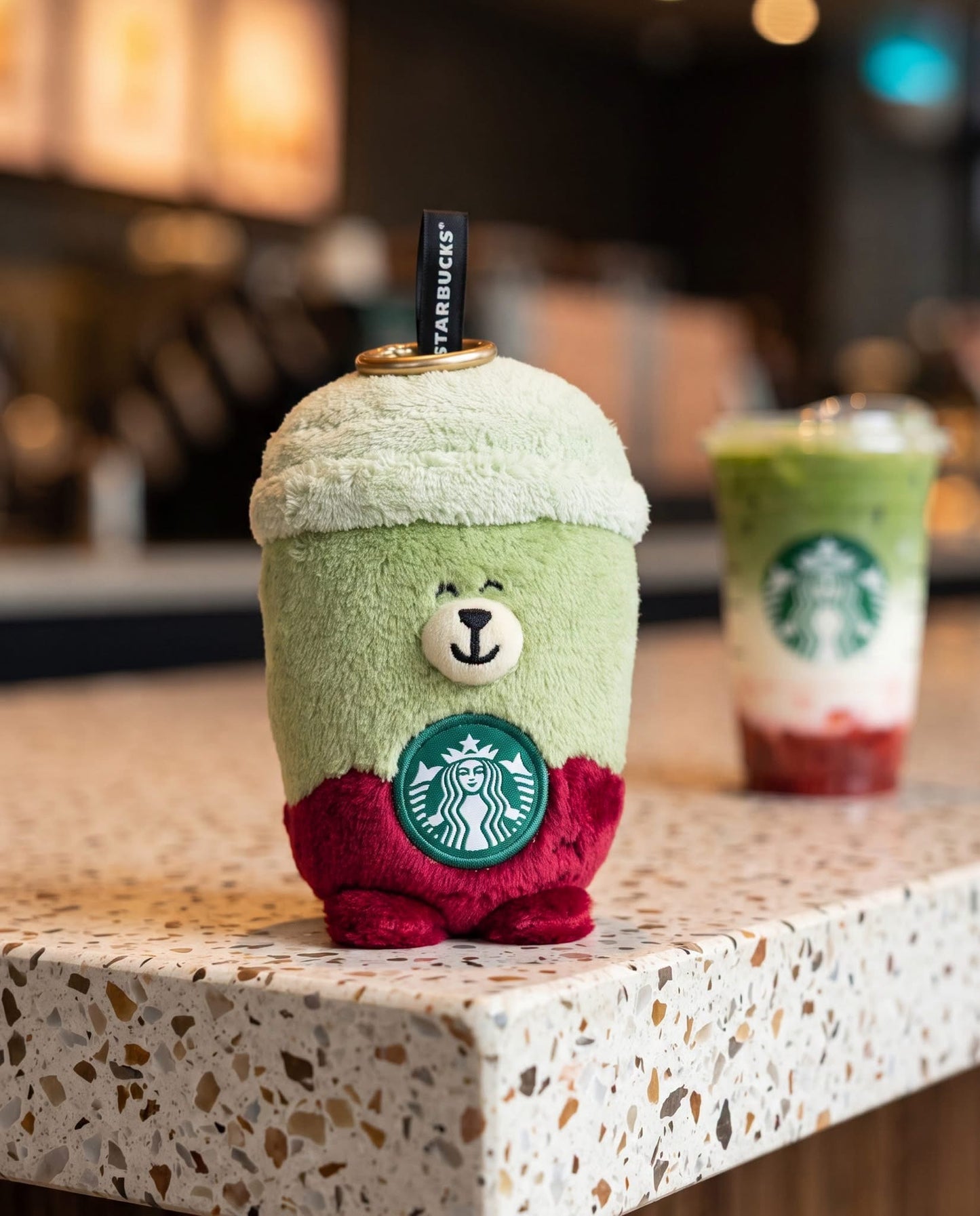 Bear-Verage
Llavero de peluche Starbucks Singapur 2026