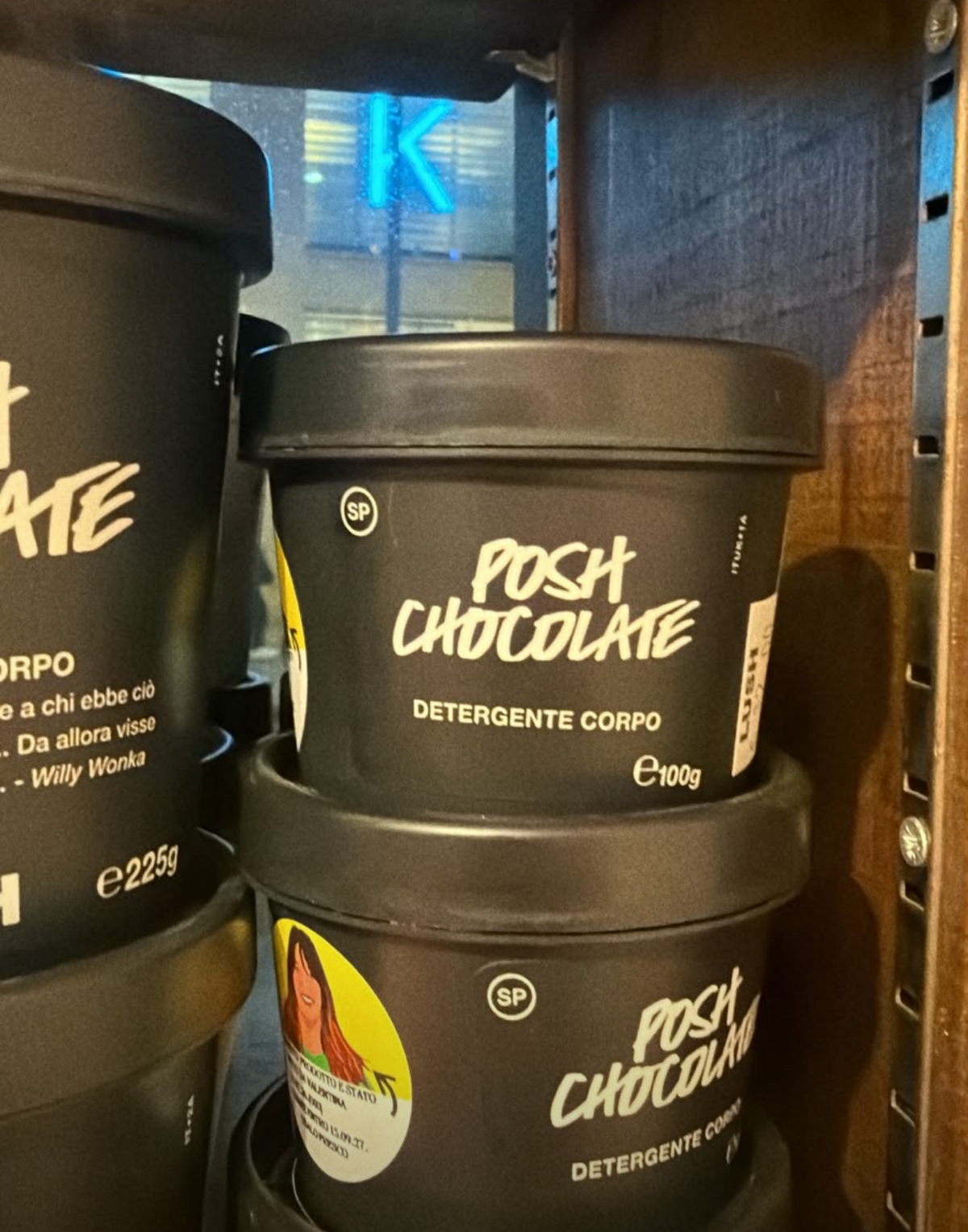 POSH
CHOCOLATE
DETERGENTE CORPO lush