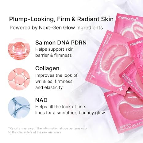 Medicube PDRN Pink Collagen Jelly Eye Mask