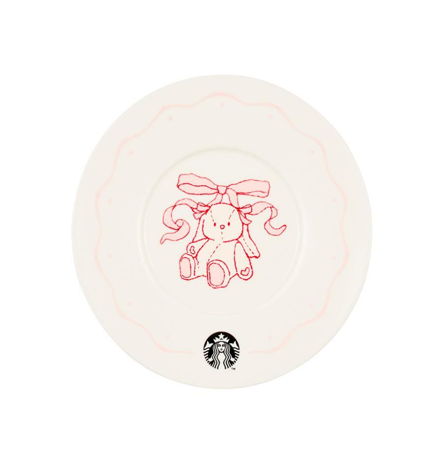 Taza y platillo Swetty Bunny 237m Starbucks Corea San Valentín 2025