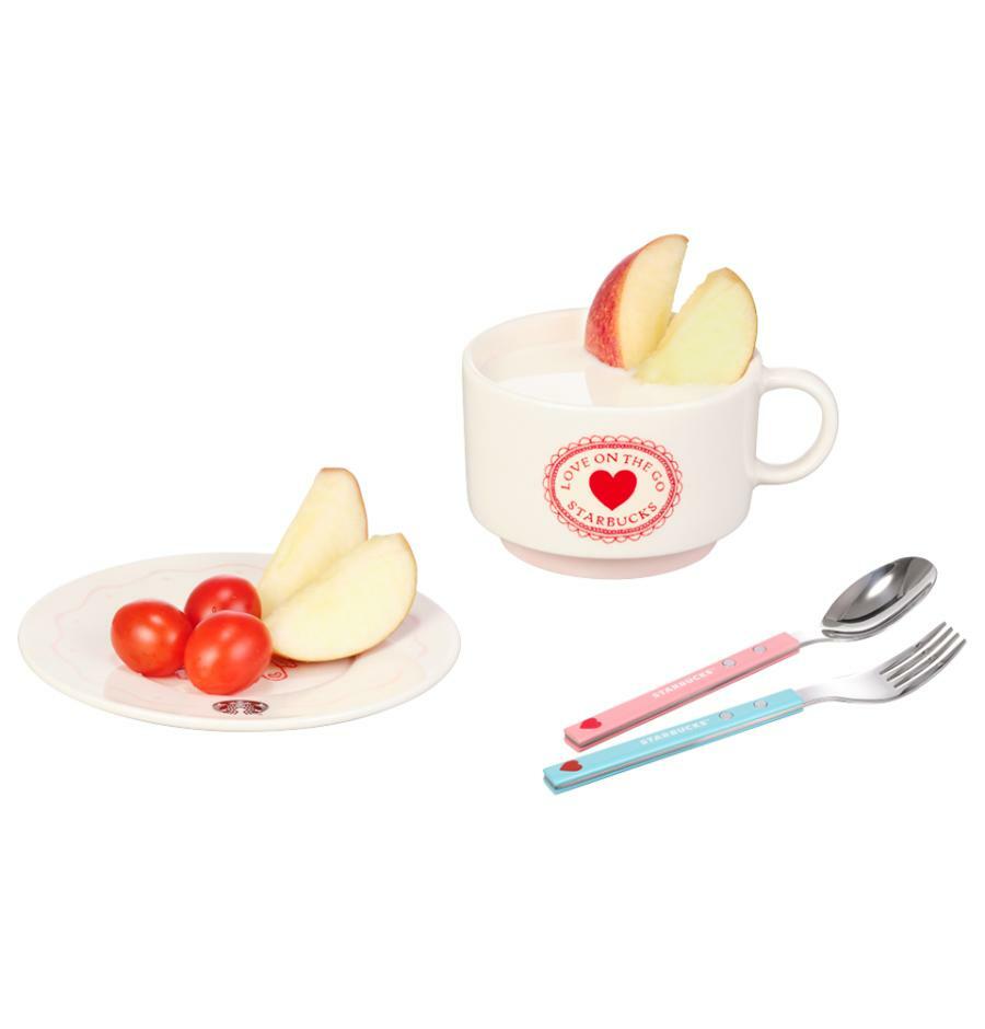 Taza y platillo Swetty Bunny 237m Starbucks Corea San Valentín 2025