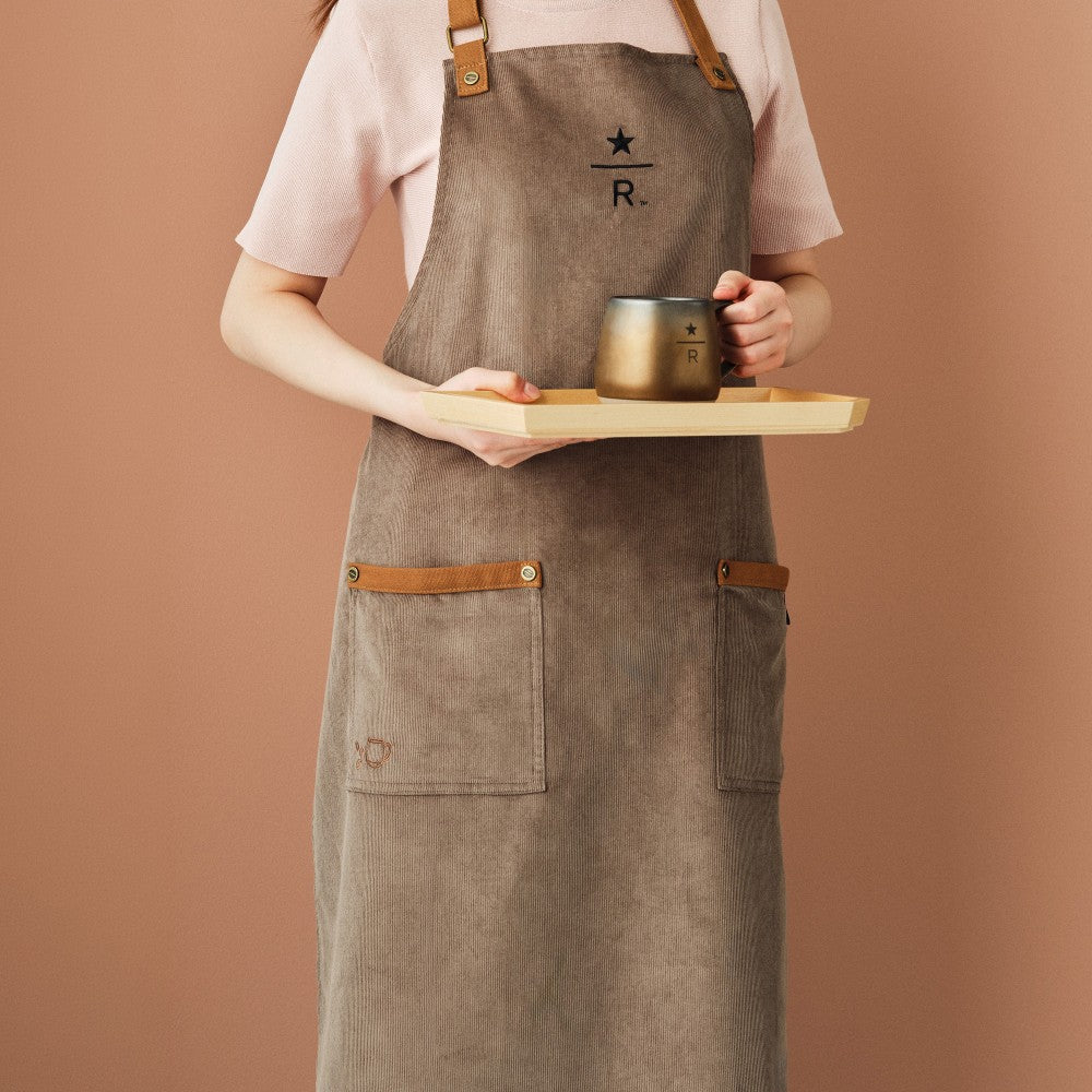 Delantal de café Starbucks Reserve® de pana gris Starbucks Reserve Japón 2026
