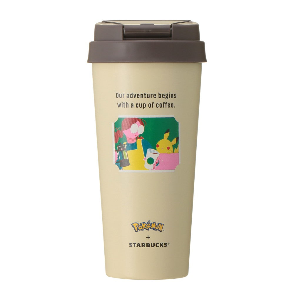 Vaso de acero inoxidable Pokémon + STARBUCKS Acero Inoxidable AGO Botella Pikachu 473ml Starbucks Pokemon 2026