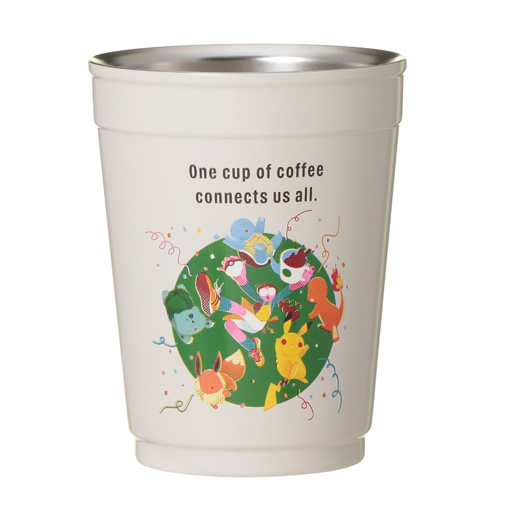 Vaso/ holder de acer inoxidable Pokémon + STARBUCKS 2WAY SS Conexión de café P/Holder 355ml