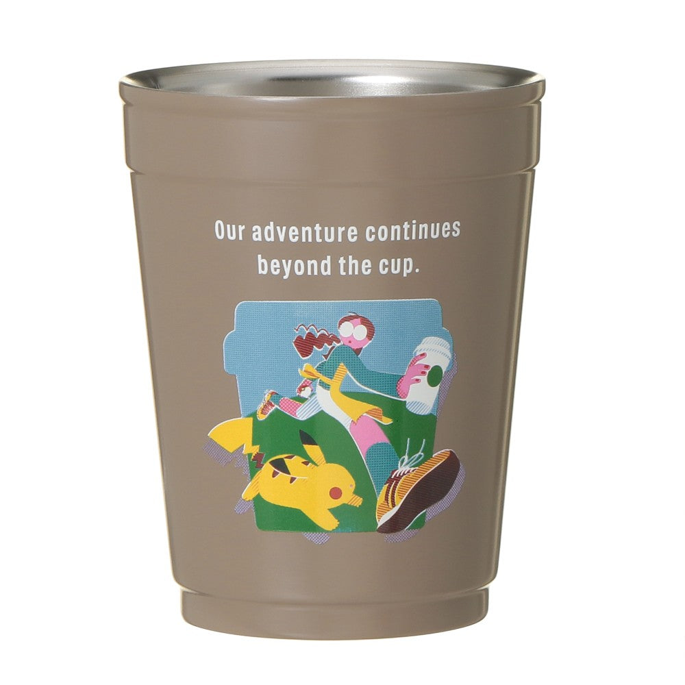Vaso/ holder de acer inoxidable Pokémon + STARBUCKS 2WAY SS Conexión de café P/Holder 355ml