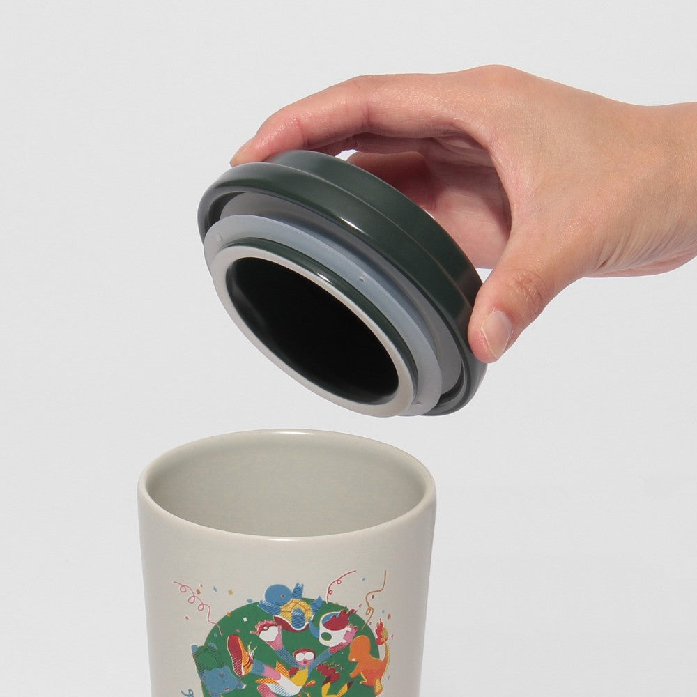 Bote de cerámica Pokémon + STARBUCKS