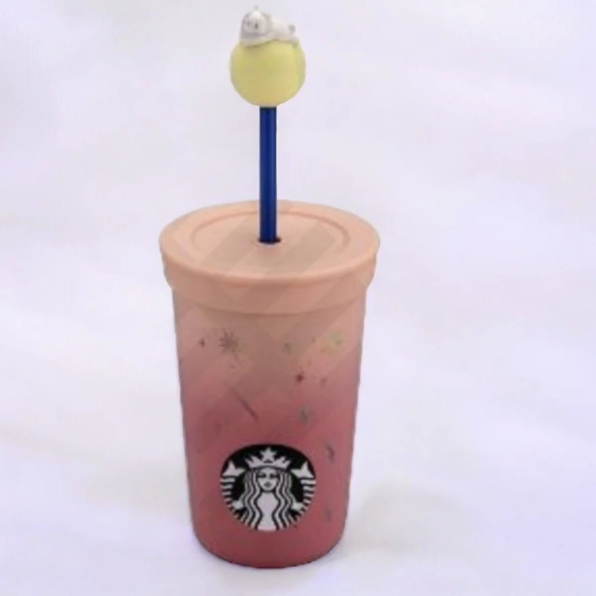 Vaso TOGO acero inoxidable con popote Starbucks Taiwan 2024 Jade Rabbit 473ml