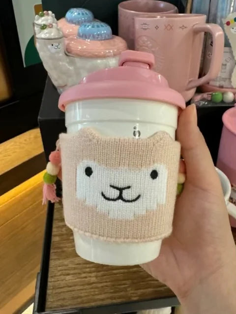 Vaso Alpaca con manga APAC Alpaca 2024