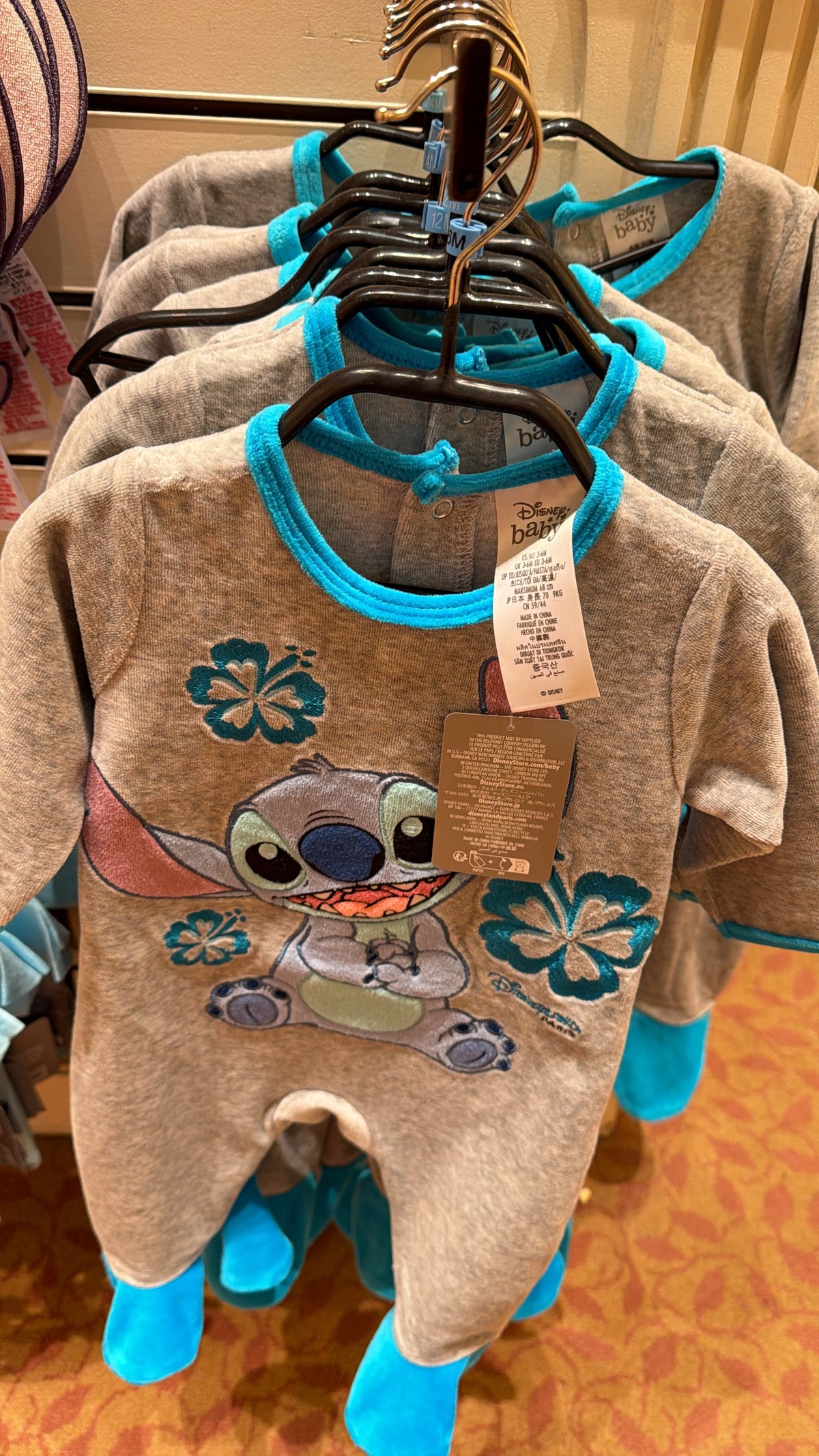 Mameluco Stitch Disneyland Paris para bebé