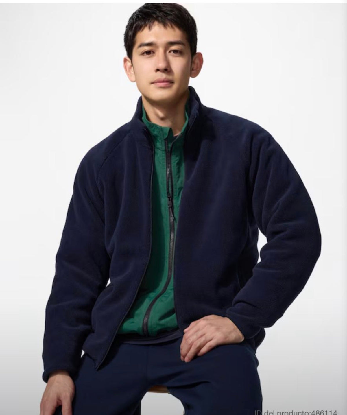 Chamarra azul Uniqlo