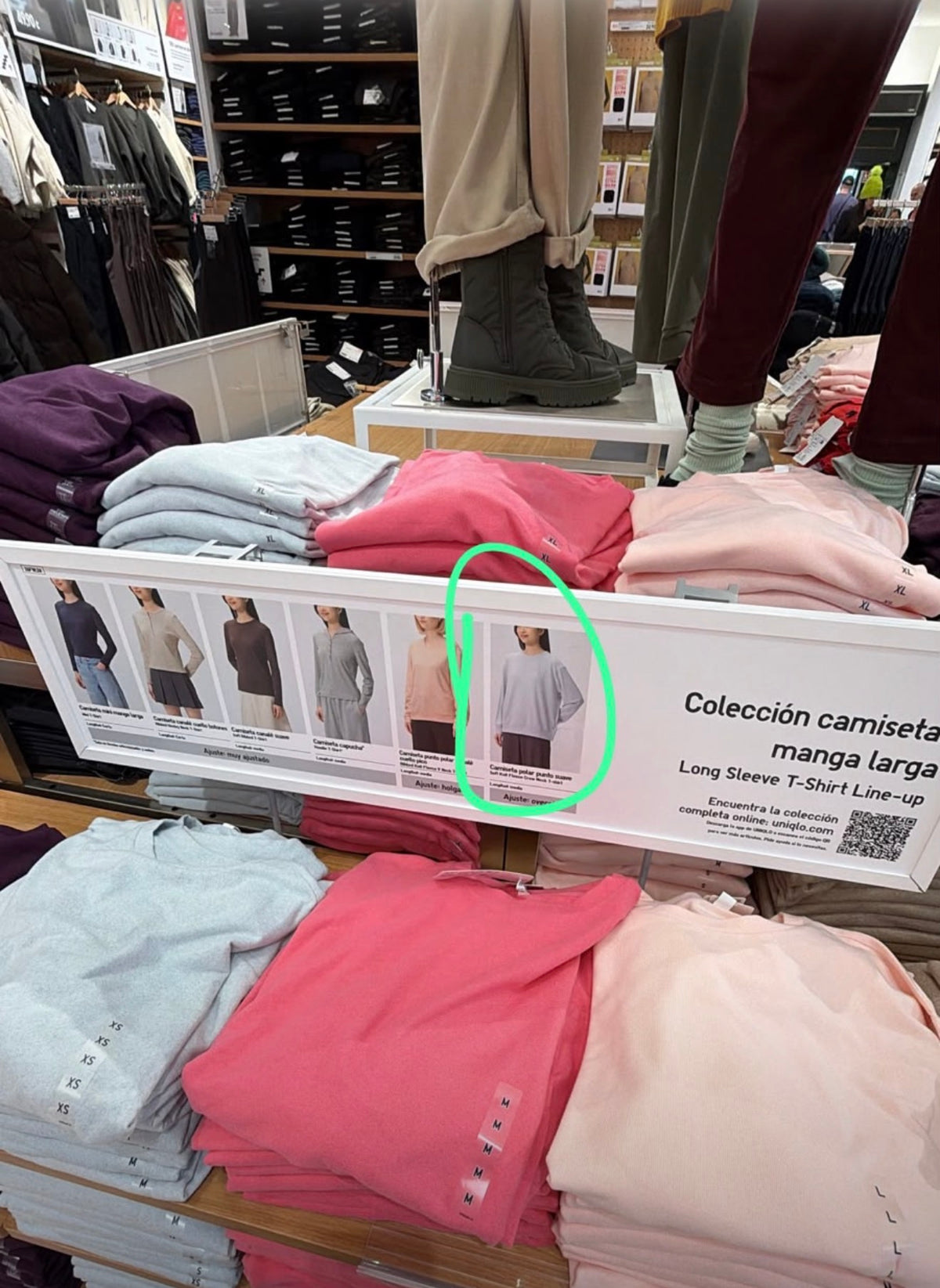 Camiseta manga larga Uniqlo