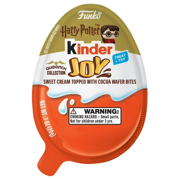 KINDER JOY Huevo, Crema Dulce y Obleas de Chocolate, DC Funko Pop Batman, Superman y Más / Harry Potter Funko Pop (los Juguetes Pueden Variar) US Goods
