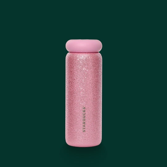 Termo de Acero Inoxidable con Glitter 16oz Pink Khava Sweet Cherries