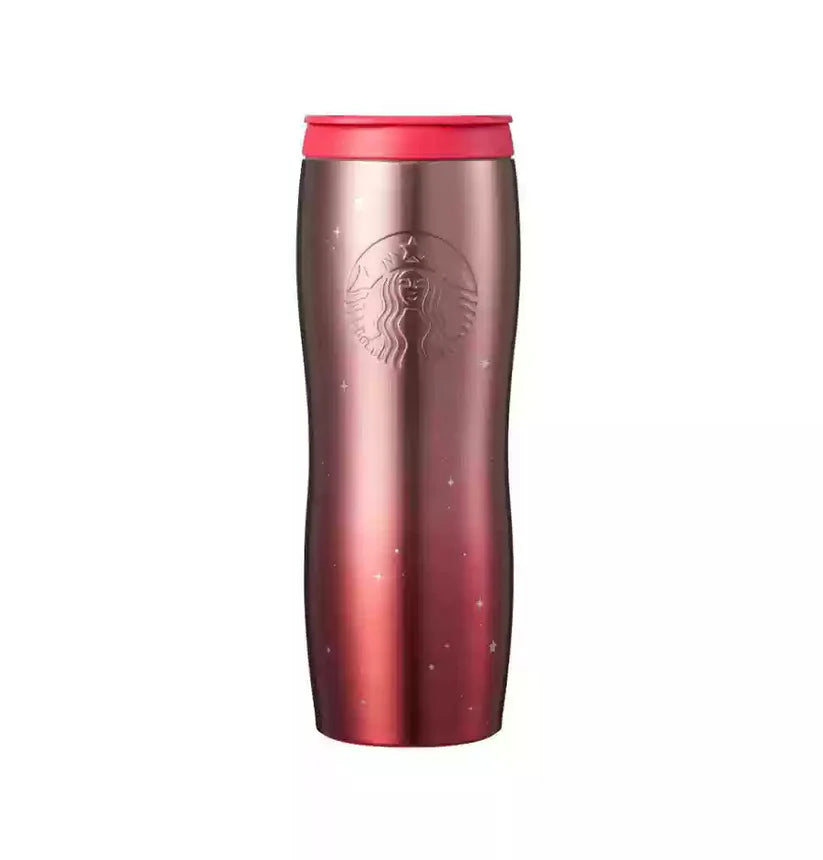 Termo rojo de acero inoxidable Starbucks Korea 2024 Christmas Season1 591mless