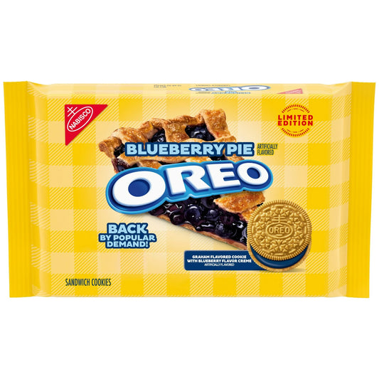 OREO Galletas Sándwich de Pastel de Arándanos Edición Limitada, 10.68 oz US Goods