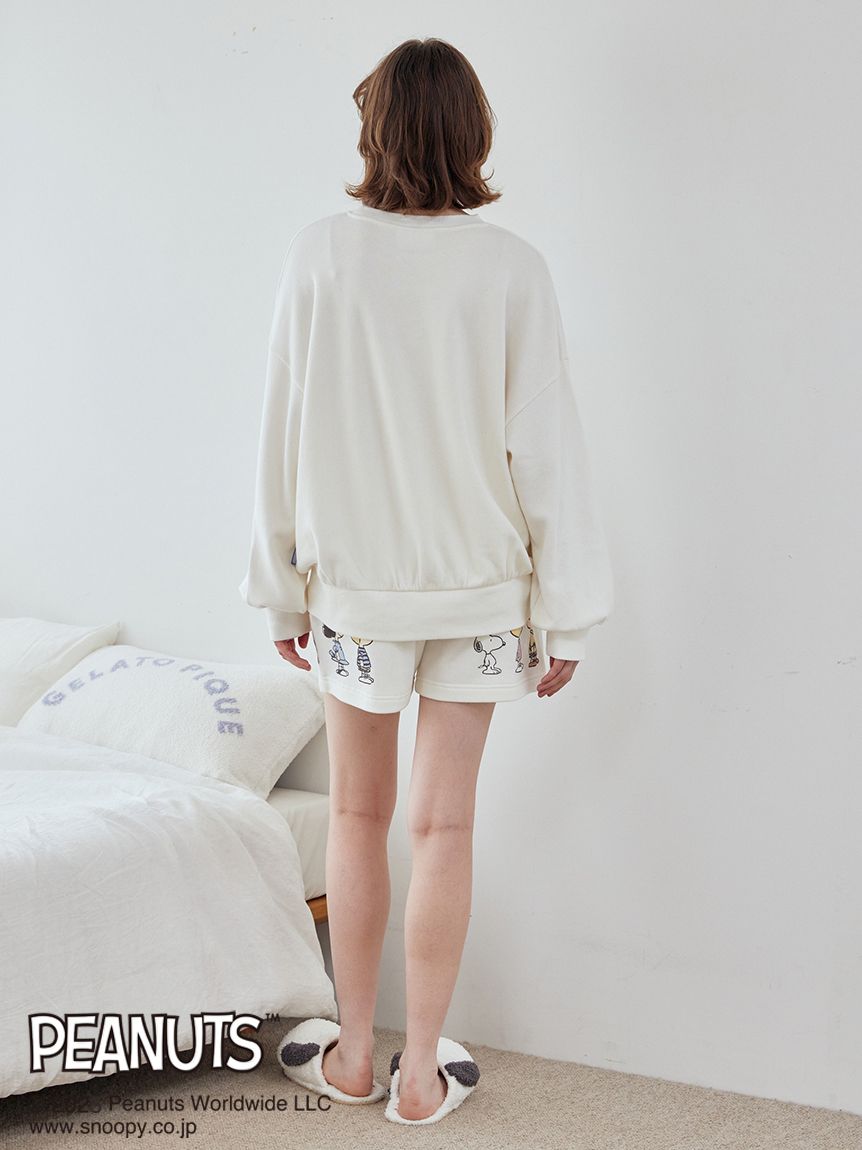 Pijama Shorts con Sudadera Gelato Pique Peanuts