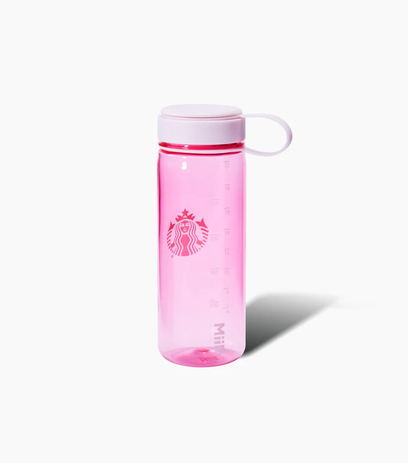 Botella de agua de plástico rosa Miir Starbucks Pink Vibes Collection