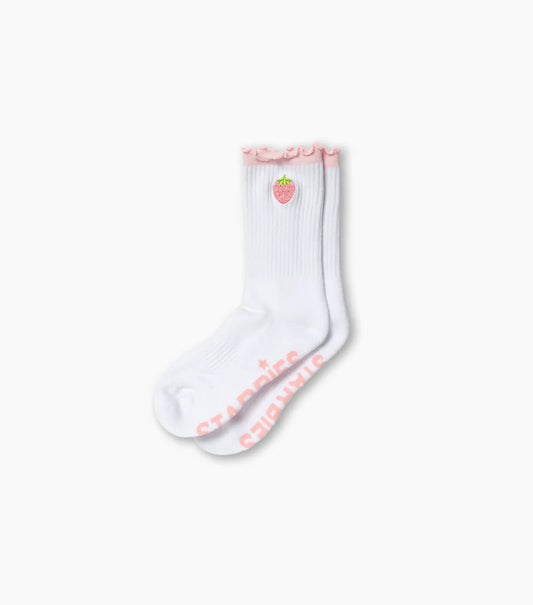 Calcetines con volantes de fresa Starbies™ Starbucks Pink Vibes Collection