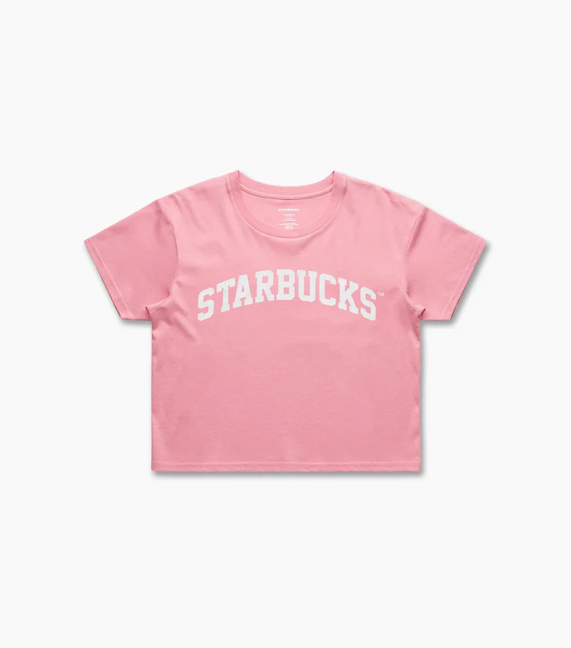 Camiseta corta para mujer de Starbucks™ Starbucks Pink Vibes Collection